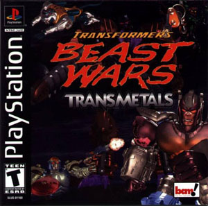 Carátula del juego Transformers Beast Wars Transmetals (PSX)