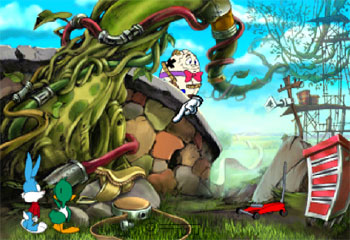 Pantallazo del juego online Tiny Toon Adventures The Great Beanstalk (PSX)