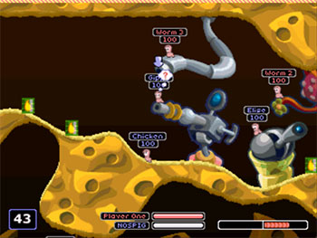 Pantallazo del juego online Worms Armageddon (PSX)