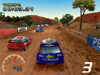 Pantallazo del juego online WRC FIA World Rally Championship Arcade (PSX)