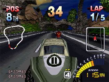 Pantallazo del juego online X-Racing (PSX)