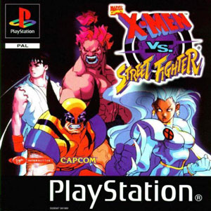 Carátula del juego X-Men vs Street Fighter (PSX)