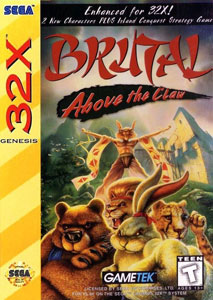 Carátula del juego Brutal Unleashed Above the Claw (Sega 32x)