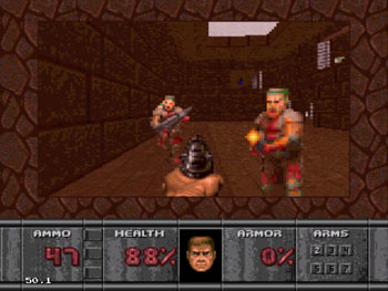 Pantallazo del juego online Doom (Sega 32x)