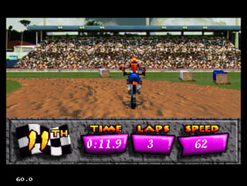 Pantallazo del juego online Motocross Championship (Sega 32x)