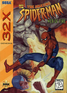 Carátula del juego The Amazing Spider-Man Web of Fire (Sega 32x)