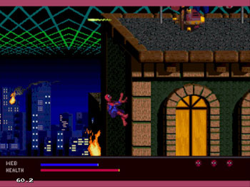 Pantallazo del juego online The Amazing Spider-Man Web of Fire (Sega 32x)