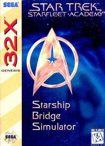Carátula del juego Star Trek Starfleet Academy Starship Bridge Simulator (Sega 32x)