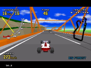 Pantallazo del juego online Virtua Racing Deluxe (Sega 32x)