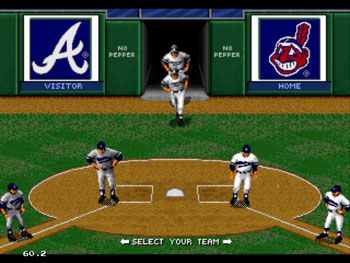 Pantallazo del juego online World Series Baseball 95 (Sega 32x)