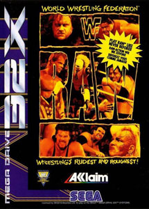 Carátula del juego WWF Raw (Sega 32x)