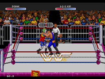 Pantallazo del juego online WWF Raw (Sega 32x)