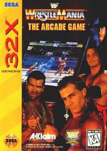 Carátula del juego WWF Wrestlemania The Arcade Game (Sega 32x)