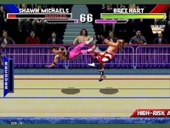 Pantallazo del juego online WWF Wrestlemania The Arcade Game (Sega 32x)