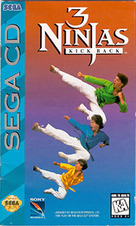 Carátula del juego 3 Ninjas Kick Back (SEGA CD)
