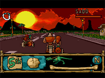 Pantallazo del juego online BC Racers (SEGA CD)