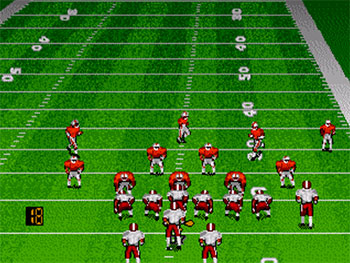 Pantallazo del juego online Bill Walsh College Football (SEGA CD)