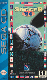 Carátula del juego Championship Soccer '94 (SEGA CD)