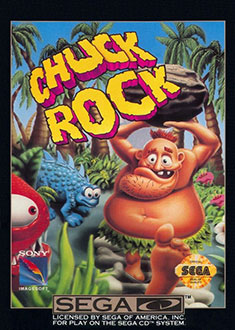 Carátula del juego Chuck Rock (SEGA CD)