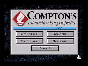 Pantallazo del juego online Compton's Interactive Encyclopedia (SEGA CD)