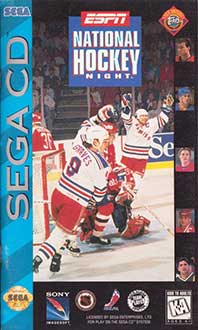 Carátula del juego ESPN National Hockey Night (SEGA CD)