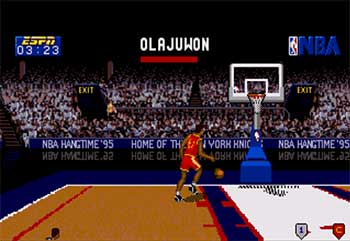 Pantallazo del juego online ESPN NBA Hangtime '95 (SEGA CD)