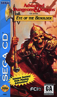 Carátula del juego Advanced Dungeons & Dragons Eye of the Beholder (SEGA CD)