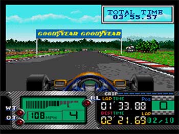 Pantallazo del juego online Formula One World Championship Beyond the Limit  (SEGA CD)