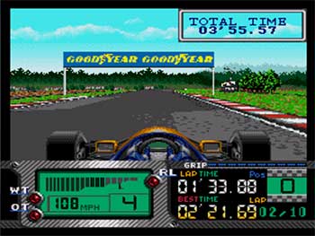 Pantallazo del juego online Formula One World Championship Beyond the Limit (SEGA CD)