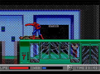 Pantallazo del juego online Spider-Man vs The Kingpin (SEGA CD)