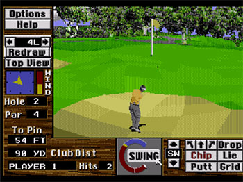 Pantallazo del juego online Links The Challenge of Golf (SEGA CD)