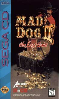 Carátula del juego Mad Dog II The Lost Gold (SEGA CD)