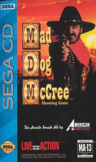 Carátula del juego Mad Dog McCree (SEGA CD)
