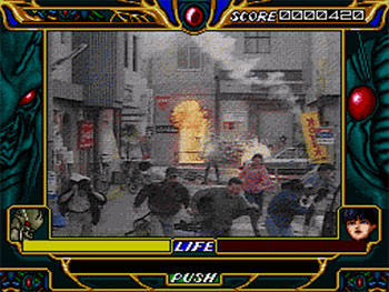Pantallazo del juego online The Masked Rider Kamen Rider ZO (SEGA CD)