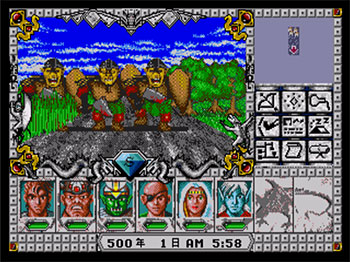 Pantallazo del juego online Might and Magic III Isles of Terra (SEGA CD)