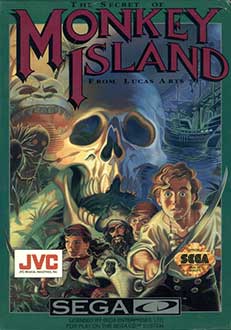 Carátula del juego The Secret of Monkey Island (SEGA CD)