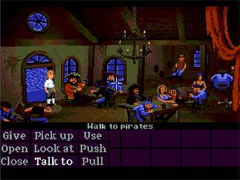 Pantallazo del juego online The Secret of Monkey Island (SEGA CD)