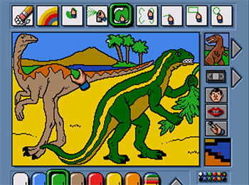 Pantallazo del juego online My Paint The Animated Paint Program (SEGA CD)