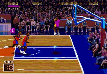 Pantallazo del juego online NBA JAM (SEGA CD)