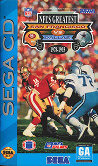 Carátula del juego NFL's Greatest San Francisco Vs. Dallas 1978-1993 (SEGA CD)