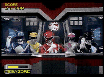 Pantallazo del juego online Mighty Morphin Power Rangers (SEGA CD)