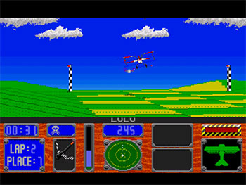 Pantallazo del juego online Racing Aces (SEGA CD)