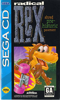 Carátula del juego Radical Rex (SEGA CD)