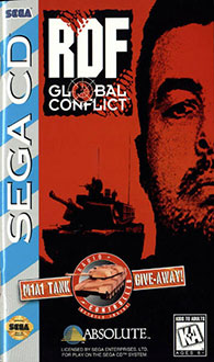 Carátula del juego RDF Global Conflict (SEGA CD)