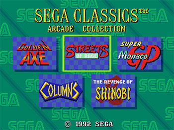 Pantallazo del juego online Sega Classics Arcade Collection (Limited Edition) (SEGA CD)