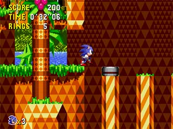 Pantallazo del juego online Sonic CD (SEGA CD)