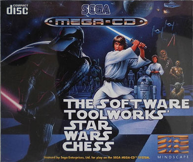 Carátula del juego The Software Toolworks' Star Wars Chess (SEGA CD)