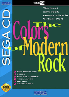 Carátula del juego Virtual VCR Colors of Modern Rock (SEGA CD)