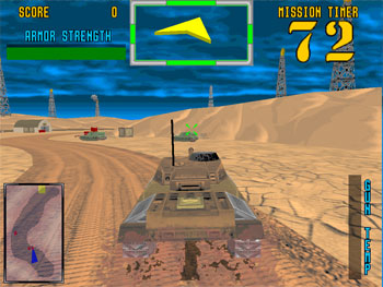 Pantallazo del juego online Desert Tank (SEGA Model 2)