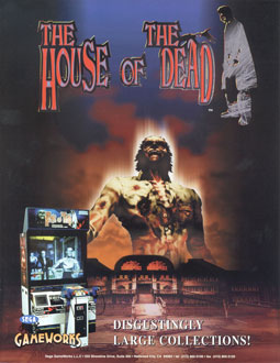 Carátula del juego House of the Dead (SEGA Model 2)